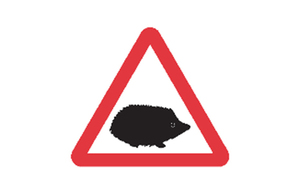 英國推出的「刺蝟」標誌 圖片來源／英國交通部